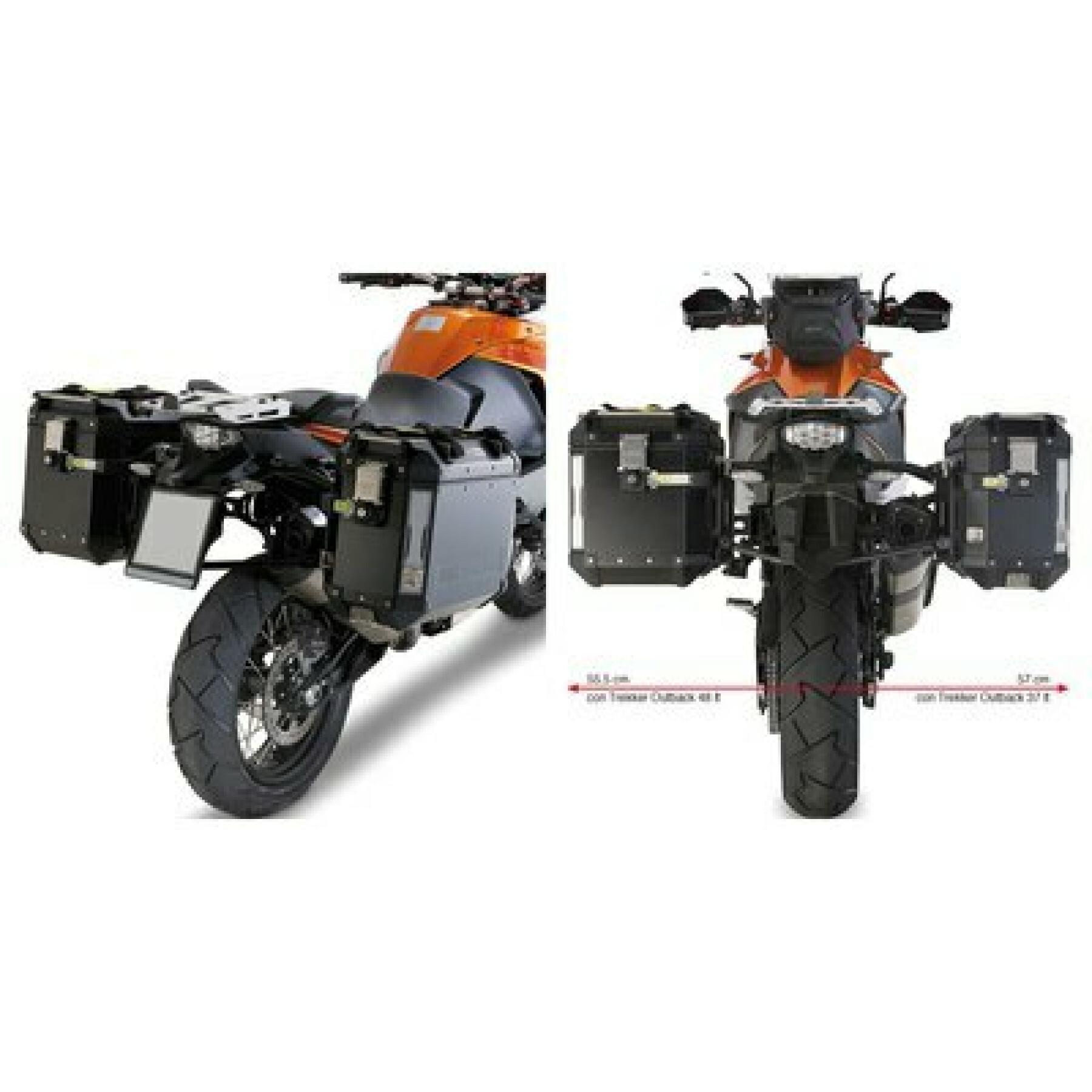 Support valises latérales moto Givi Monokey Cam-Side Ktm 1050 Adventure (15 À 16)
