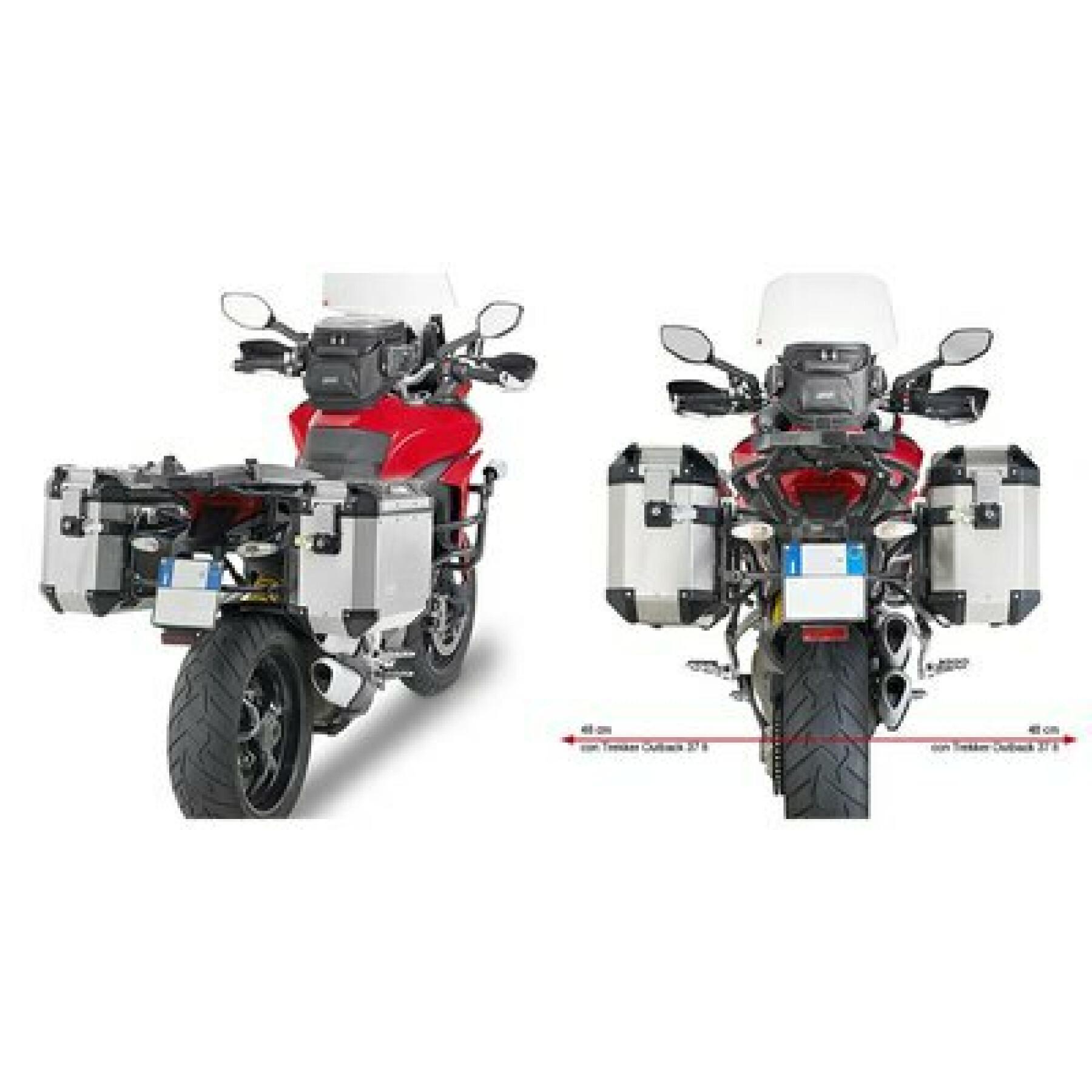 Support valises latérales moto Givi Monokey Cam-Side Ducati Multistrada 1200 (15 À 18)