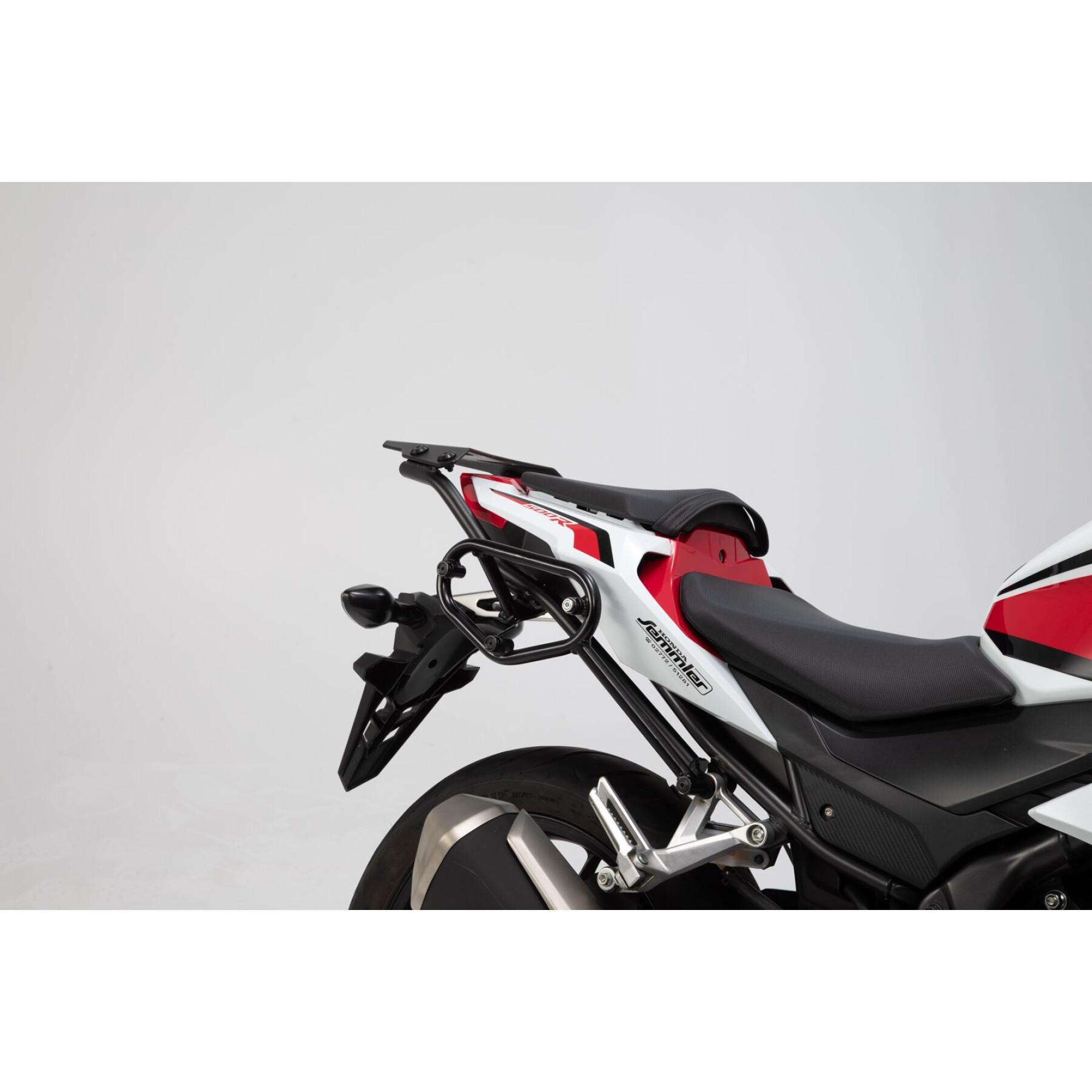 Kit de Valise latérale moto SW-Motech URBAN ABS 2x 16,5 l.Honda CB500F (16-18)/ CBR500R (16-18).