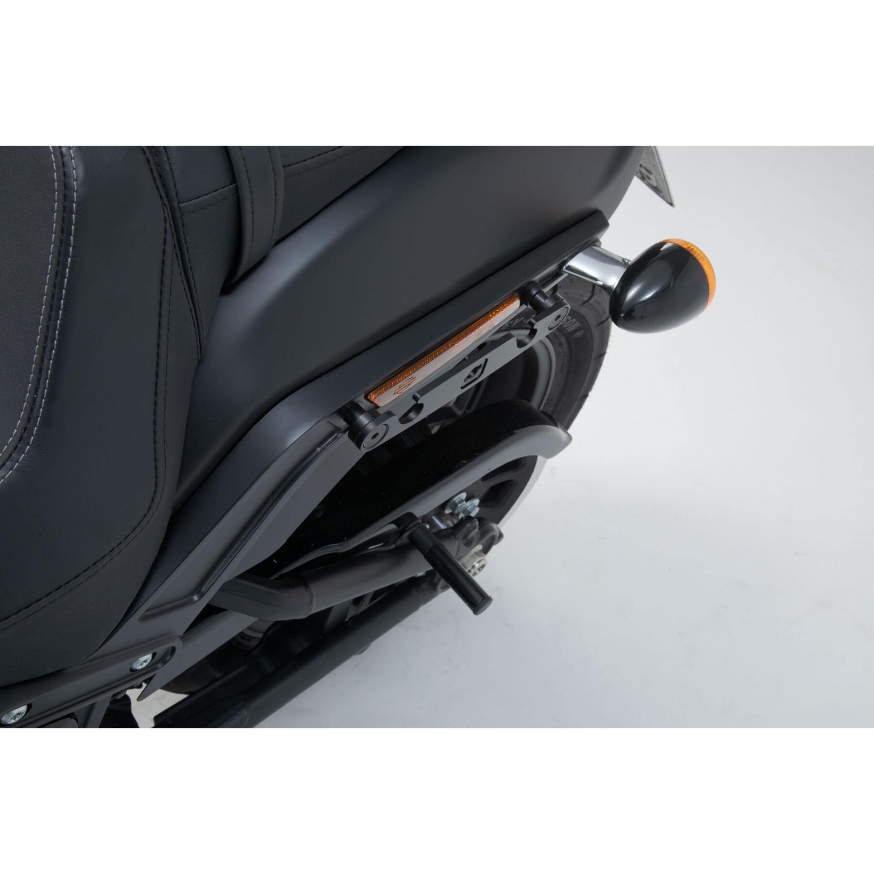 Support sacoche latérale moto LH Legend Gear SW-Motech Harley-Davidson Softail Fat Bob (17-).