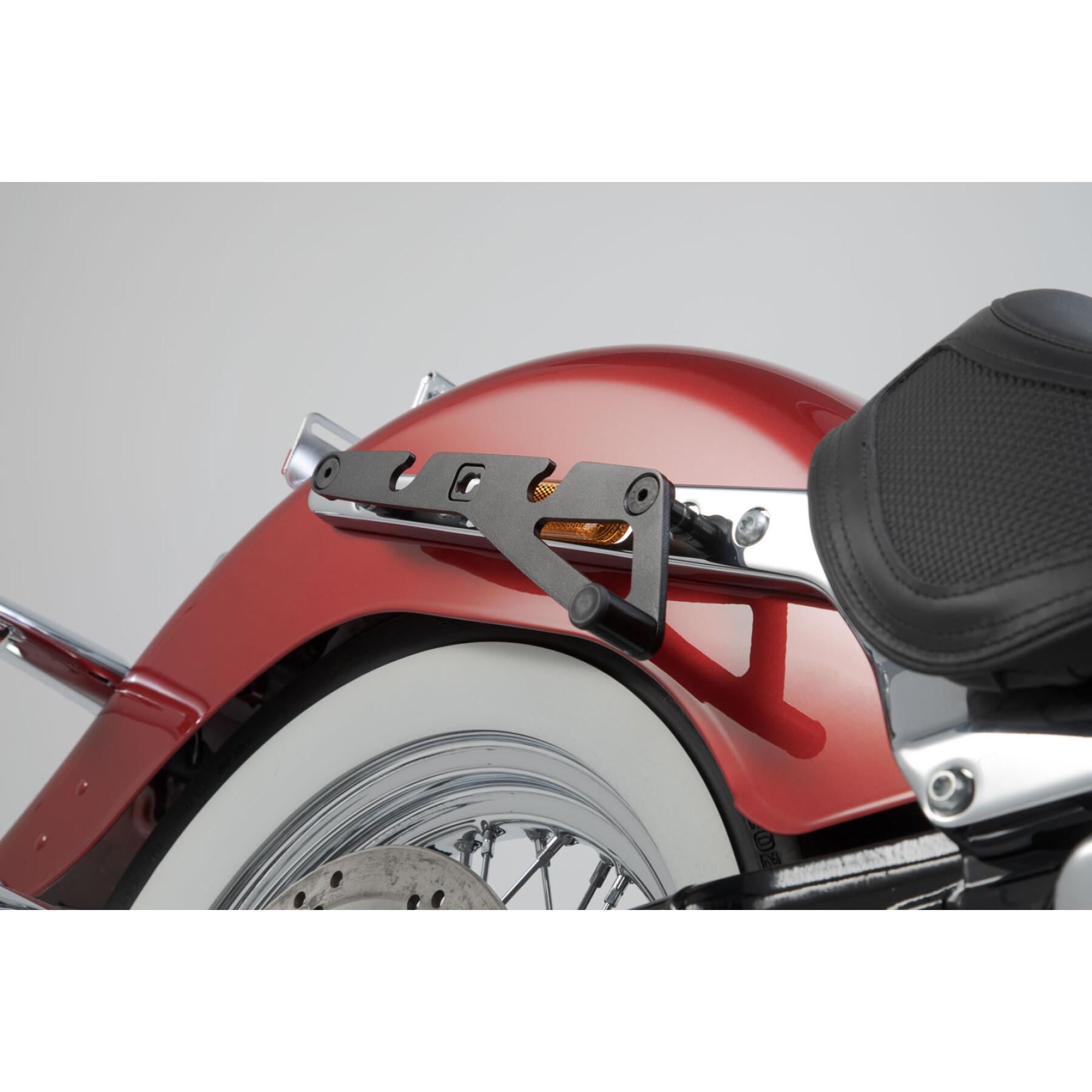 Support sacoche latérale moto SLH SW-Motech Harley-Davidson Softail Deluxe (17-).