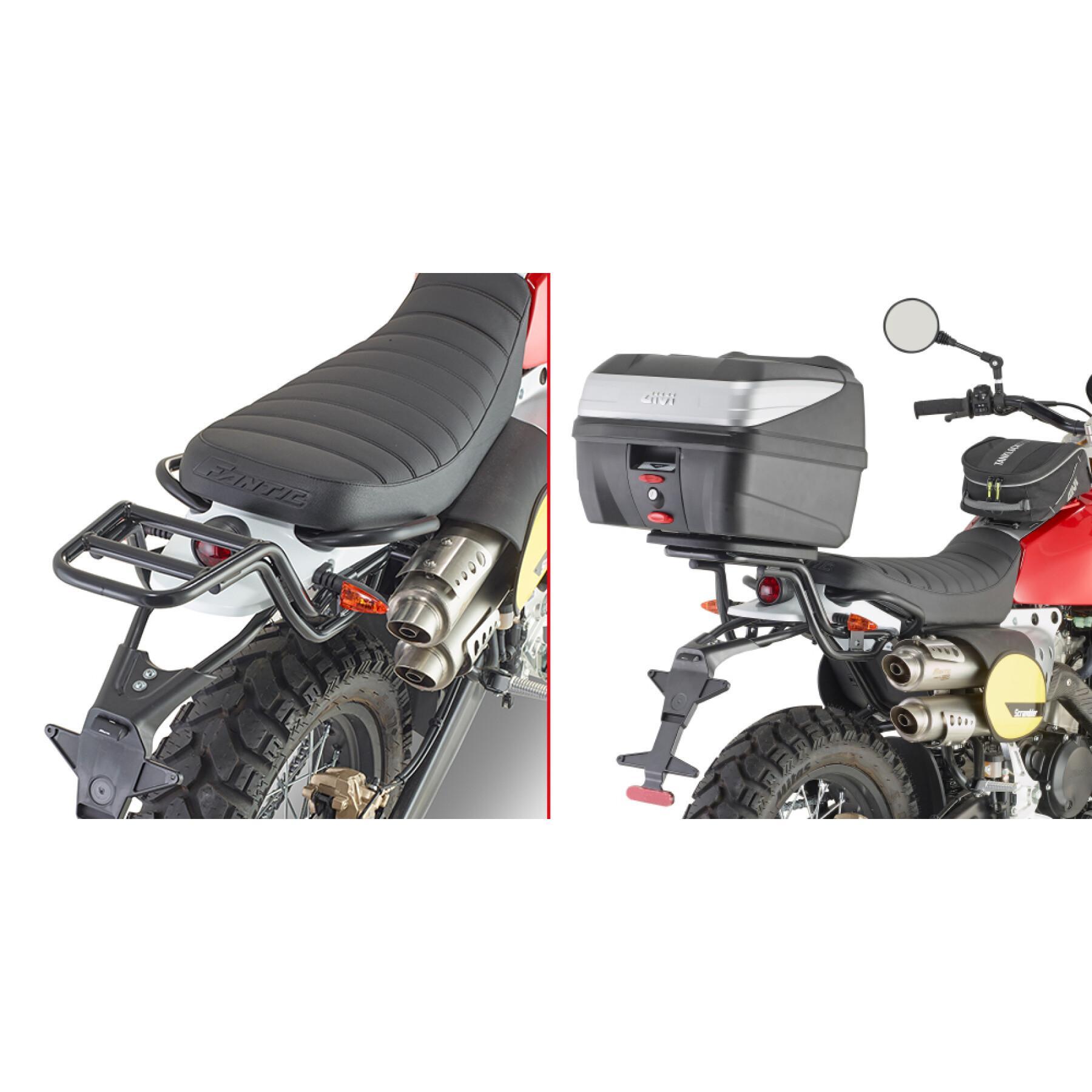 Support top case moto Givi Monolock Fantic Caballero Scrambler 125-250-500 (18 à 19)