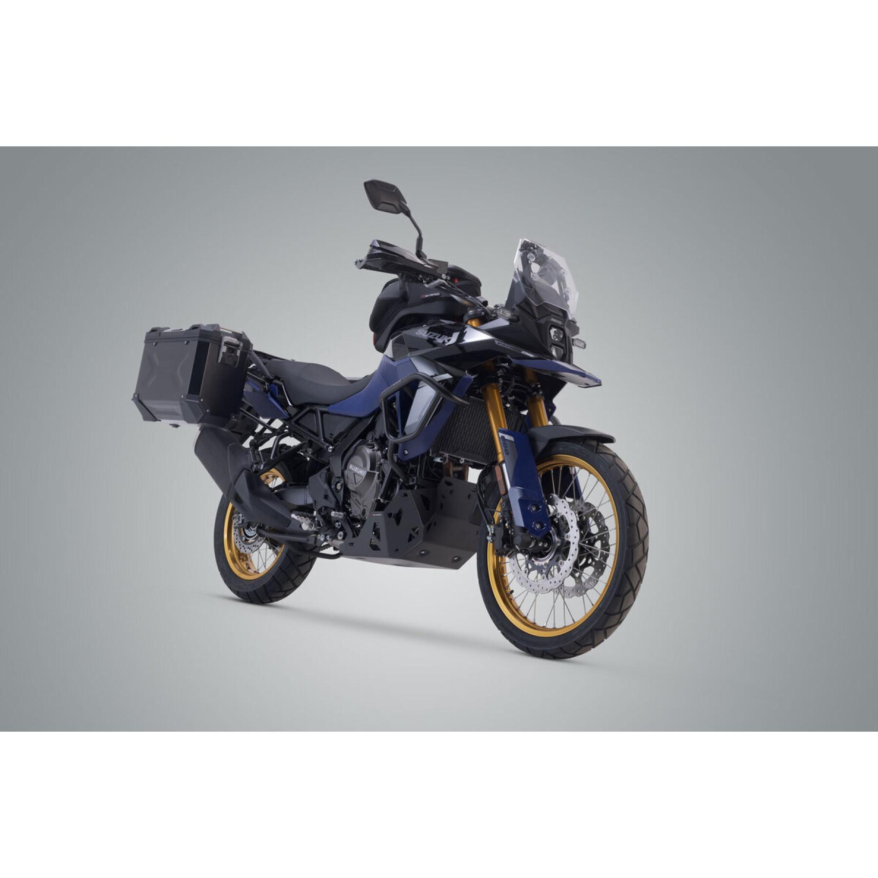 Kit valise latérale moto en aluminium SW-Motech Trax ADV Suzuki V-Strom 800DE (22-)
