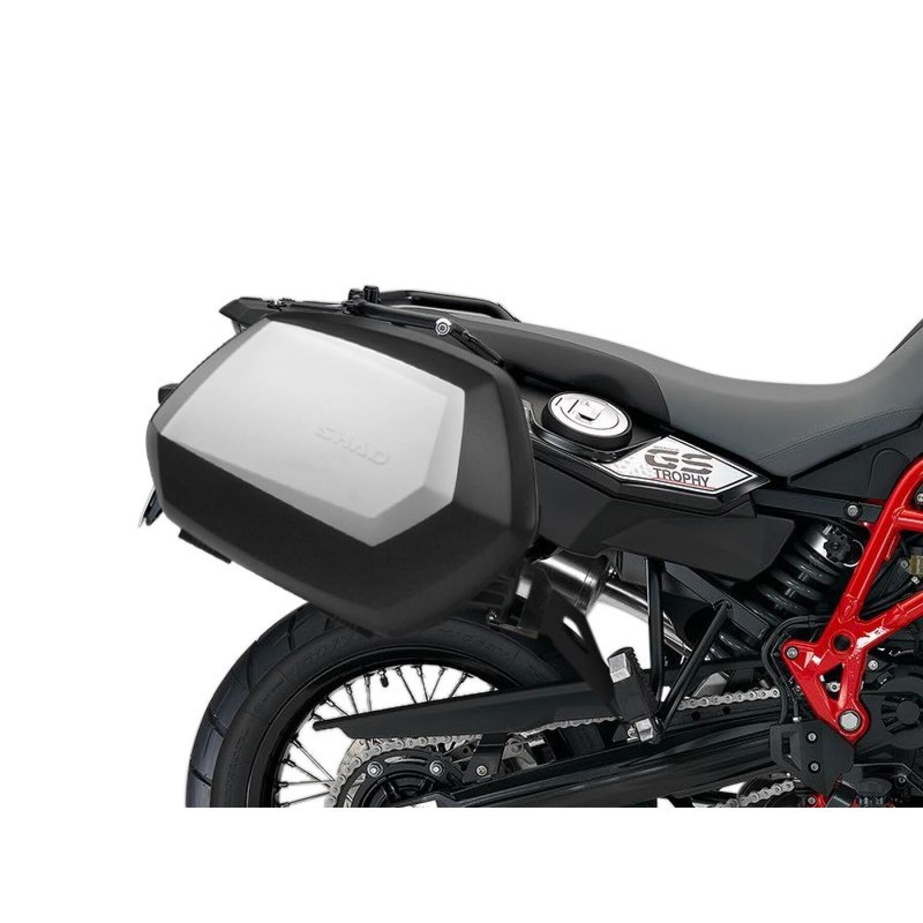 Support valises latérales moto Shad 4P System Moto Guzzi V85Tt 2019-2020 -  Supports - Valises latérales - Bagagerie