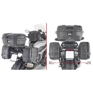 Support valises latérales moto Spécifique Givi Pl One Monokey Bmw S 1000 Xr (20 À 21)